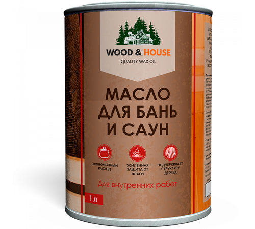 Приобрести МАСЛО ДЛЯ БАНЬ И САУН WOOD & HOUSE в Братске, Иркутская область